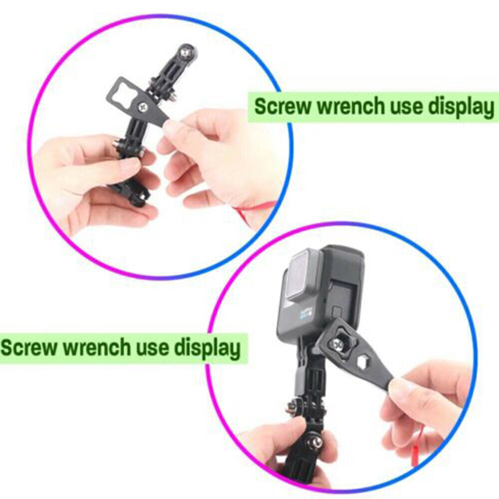 Neu Helm Halterung Helmet Chin Mount Halter für Gopro hero 9/8/7 Action