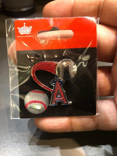 Los Angeles Angels MLB Baseball Glitter Trail Sports Pin Licensed by Aminco