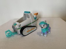 Paw Patrol Everest's Rescue Snowmobile Vehicle And Everest Figure Spin master