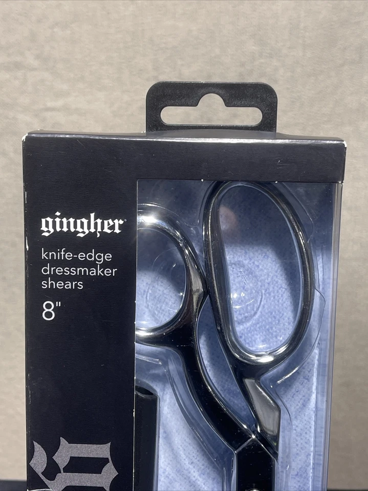 Gingher 8” Serrated Knife-Edge Dressmaker Shears NEW 8 Inch Scissors - Image 3 of 4