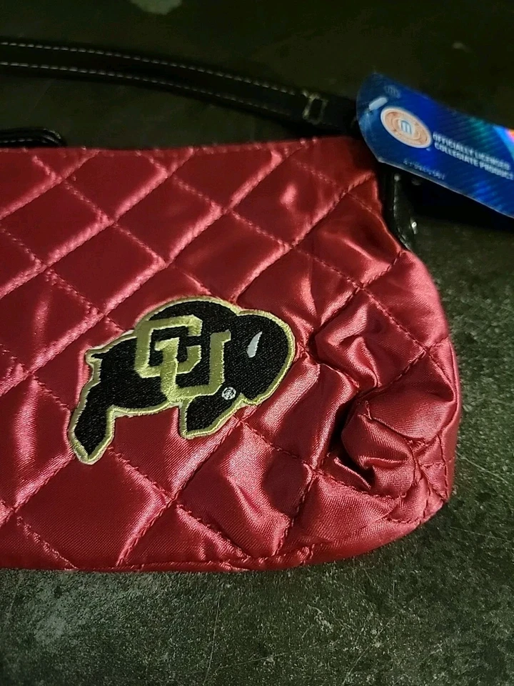 Bolso de Mano Universidad de Colorado Boulder Cartera Búfalos Cáncer de Mama Rosa CU Foto 2 de 4