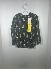 Santa Claus Baby Gap Size 4 Sleepwear Long Sleeve W/ Sleep Pants New W/Tags