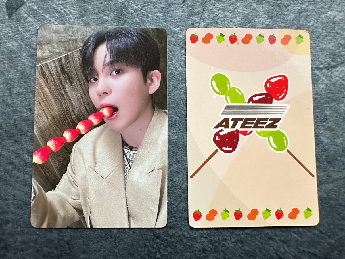 Ateez Jongho Golden Hour Walmart Exclusive Tanghulu Photocard PC
