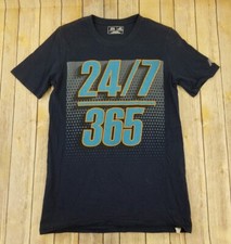 New Balance T-shirt Mens Size M Blue Short Sleeve 24/7 365 Athletic Graphic B6