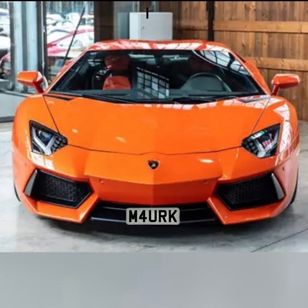 Lamborghini Aventador LP 700-4WD , Front License Plate Bracket