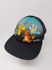 Pokemon Pikachu Charmander Squirtle Bulbasaur 2014 Snapback Hat Adjustable
