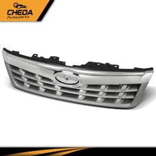 Front Upper Chrome Bumper Grille Silver Grill Fit For Subaru Forester 2011-2013