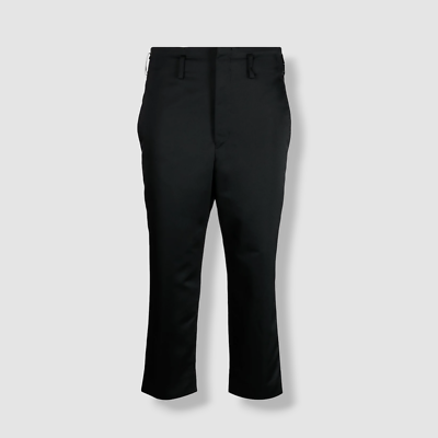 $465 Comme Des Garcons Women's Black Tailored Crop Pants Size S | eBay