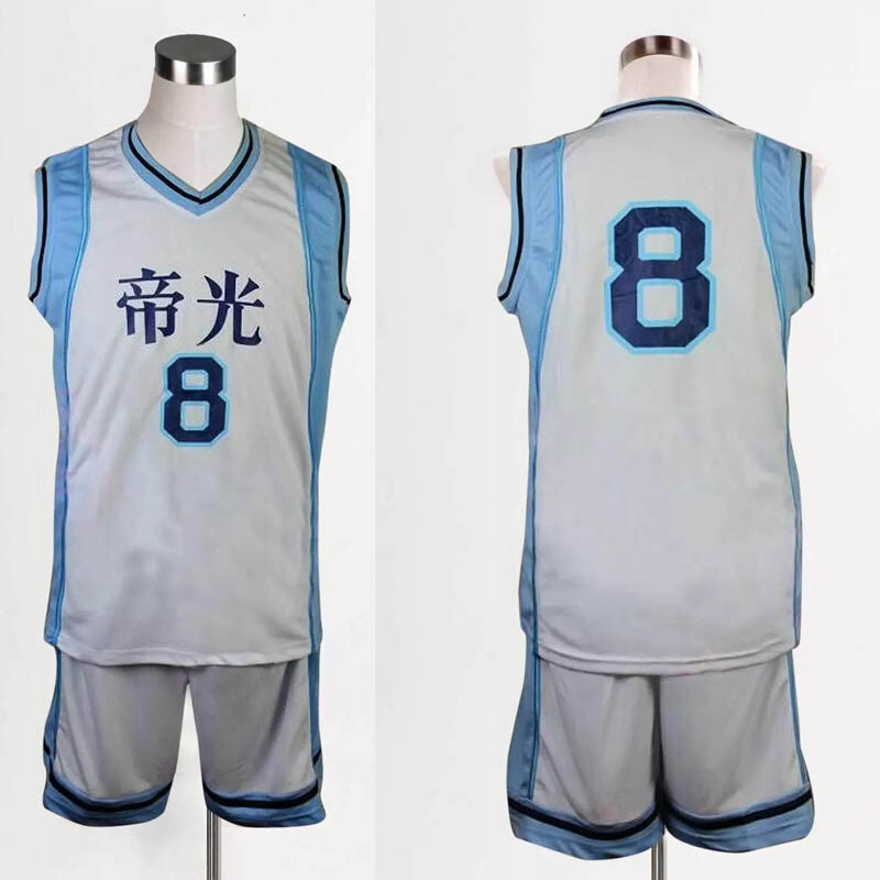 Kuroko's Basketball Kuroko no basuke Teikou Jersey Cosplay