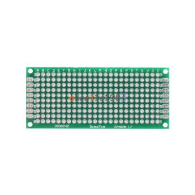 20PCS Prototype PCB Bread board Tinned Universal Double Side 3x7 cm FR4 #F22