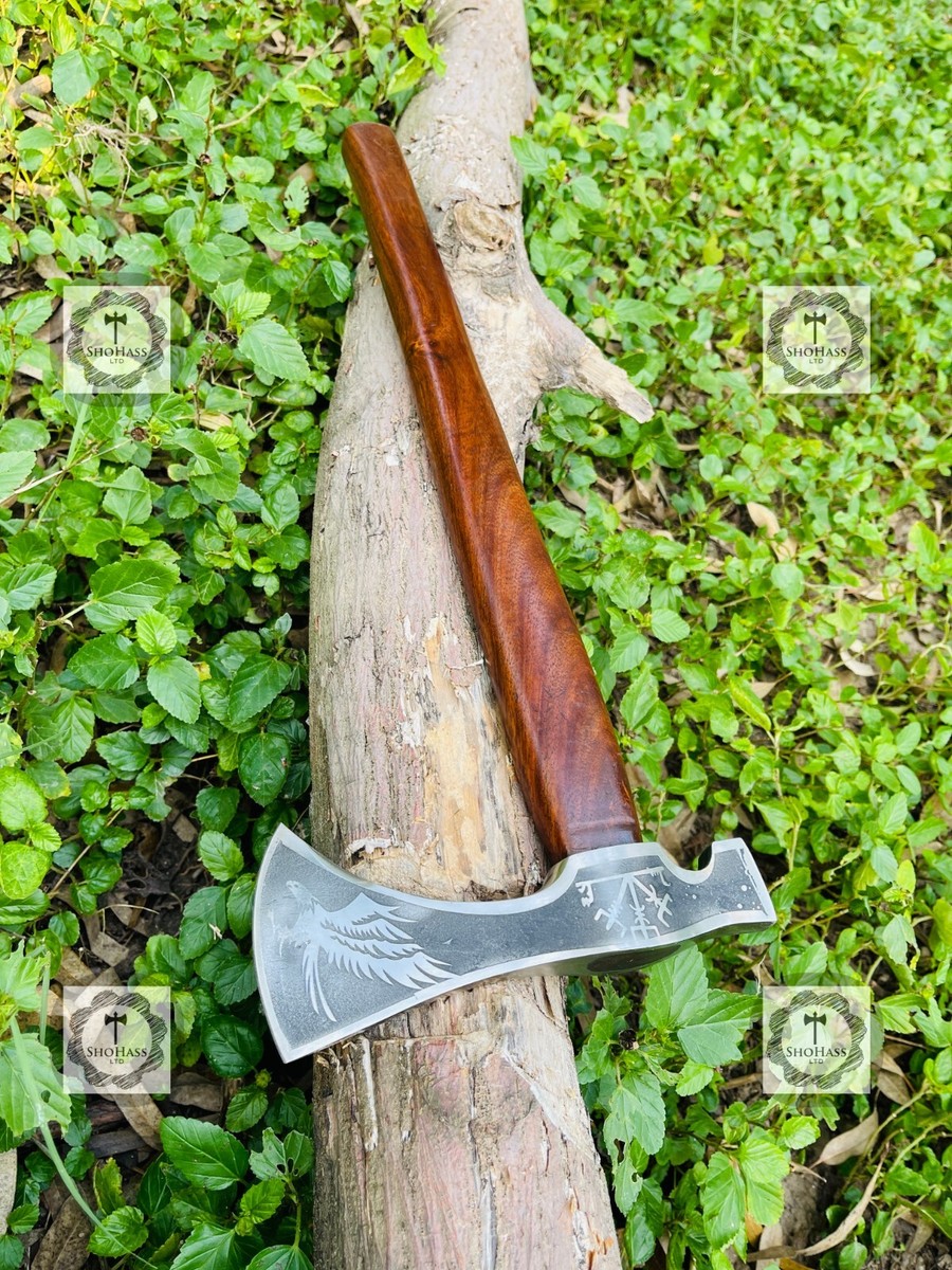 Gift AXE For Him Hand Forged High Carbon Steel Throwing Hatchet