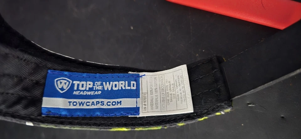 OREGON DUCKS Negro/Amarillo ESTILO HAWAIANO COLLEE VISERA Fútbol Golf Sombrero Fan Cap Foto 4 de 4