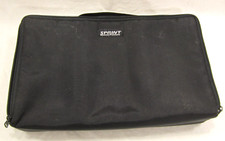 Vintage Sprint 30 Cassette Tape Storage Carry Bag Black Nylon Made in USA