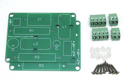 Pair of Crossover PCBs for the Passive Aggressive Mini Speaker Kit - PCB Kit