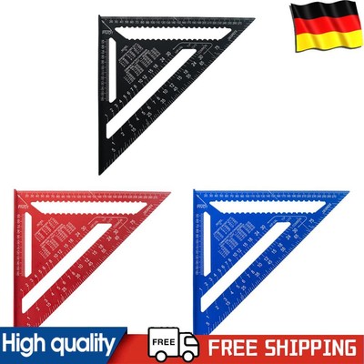 12 Inch Triangle Ruler Aluminum Alloy High Precision Wood Working Tools