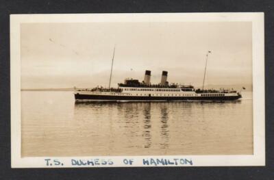 Vintage photograph of Clyde Steamer ''Duchess of Hamilton'' (C63291)