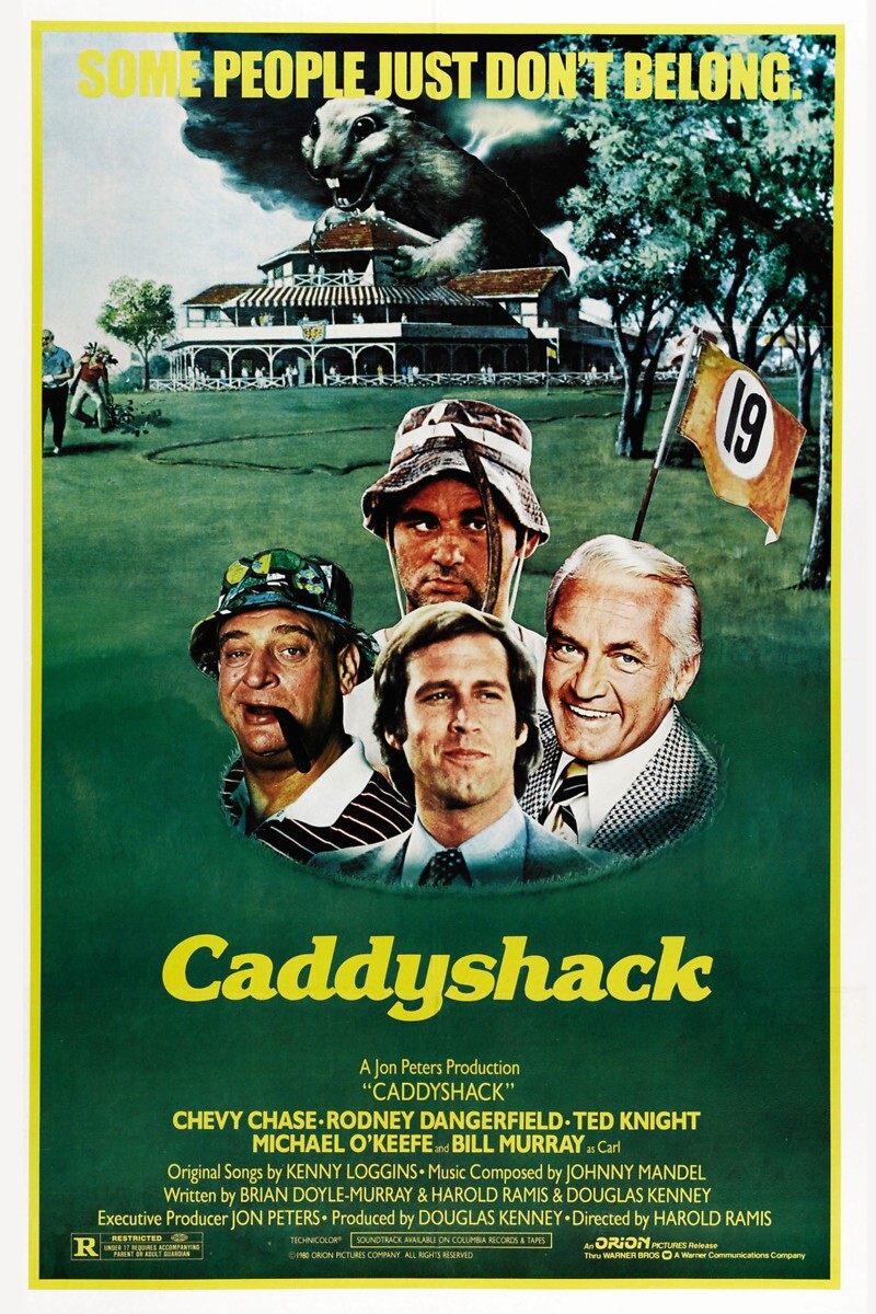 Carta Da Collezione ACEO Ty Webb (Chevy Chase) - Caddyshack - Bushwood CC