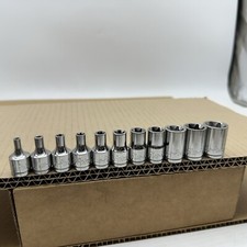 Blue-point 11pc 38 Drive External Torx Socket Set E-torx E20-e4 Nice Shape