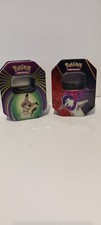 Pokemon Trading Card Game Metal Tins  EMPTY Tins  Lot of 2 NO CARDS PACKS
