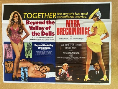 Beyond The Valley Of The Dolls/Myra Breckenridge-1970- UK Quad Plakat
