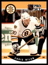 Chris Nilan 1992-93 Pro Set #409 Boston Bruins
