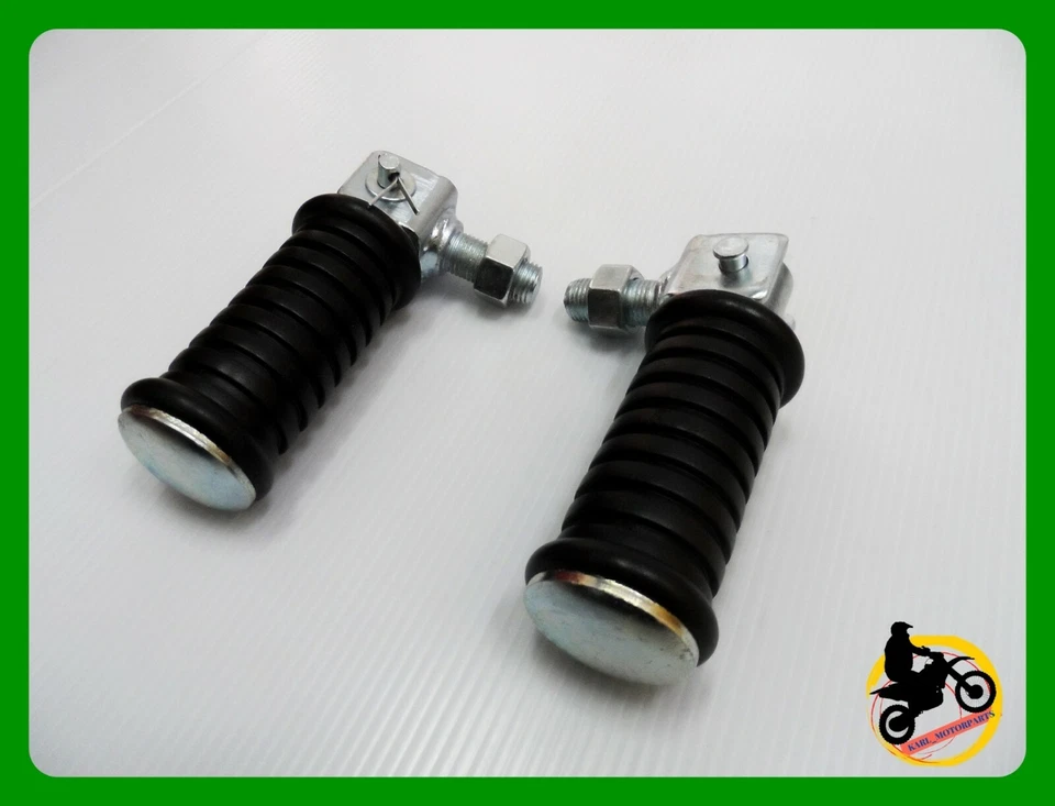Fit Yamaha DT100 DT125 DT175 DT250 DT400 rear foot pegs footrest / 2Pcs. JAPAN - Изображение 2 из 4