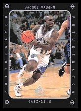 1997 SP Authentic Jacque Vaughn #175    FW, RC Utah Jazz 2F