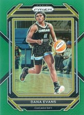 2023 Panini Prizm WNBA DANA EVANS #59 GREEN PRIZM SKY
