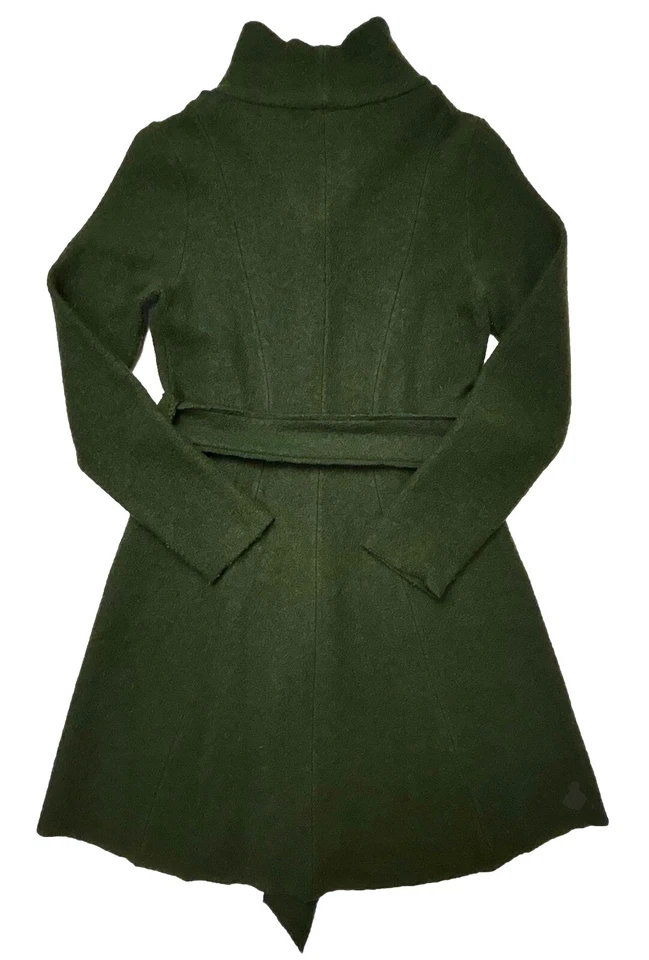 Abrigo Suéter Sparrow Anthropologie XS Mantón 100% Lana Cinturón Minimalista Usado en Excelente Condición Foto 3 de 4