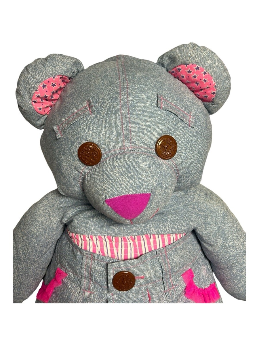 Doodle Bear Denim Plush 3ft Tall (36”) 1995 Tyco Vintage Rare | eBay