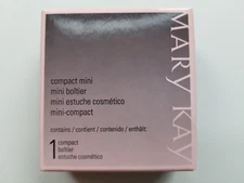Mary Kay Refillable Magnetic Mirrored Compact Mini (040752) New in Box- UNFILLED
