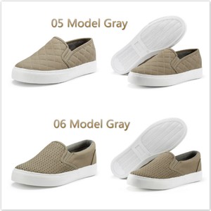 comfortable gray flats
