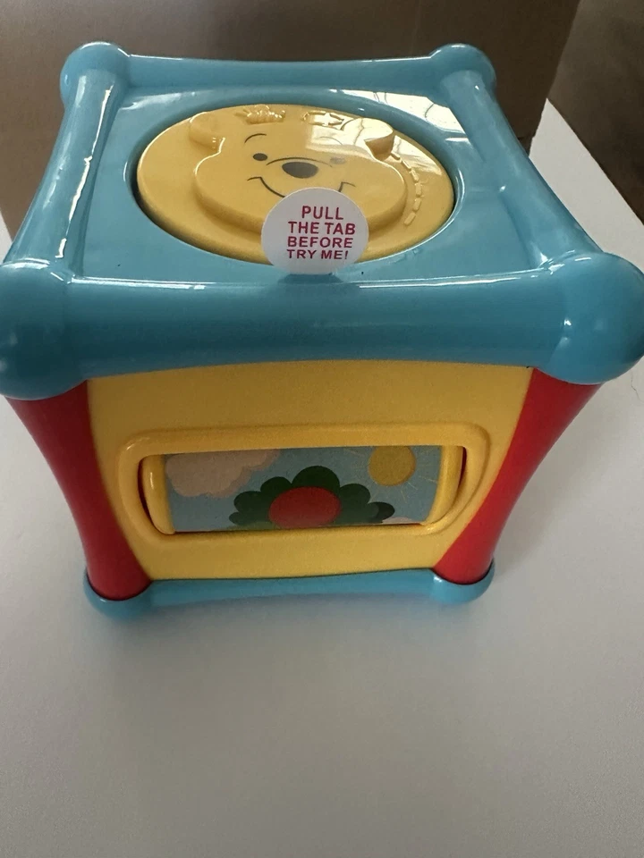 Disney Baby Winnie The Pooh Activity Cube Toy Toddler. - Image 2 of 4