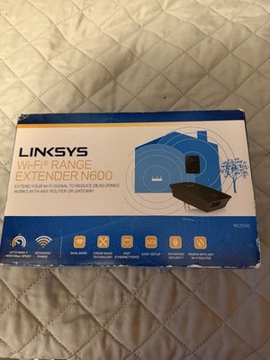 Linksys RE2000 N600 Dual-Band Wireless Range Extender