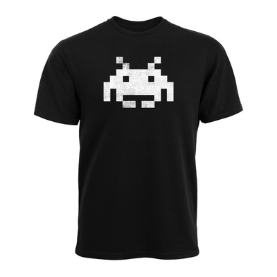 Space Invaders Retro Gaming Herren T-Shirt Baumwolle