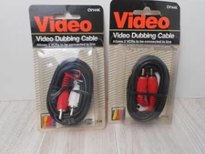 Gemini CV144K Video Dubbing Cables Lot Of 2 Factory Sealed NOS