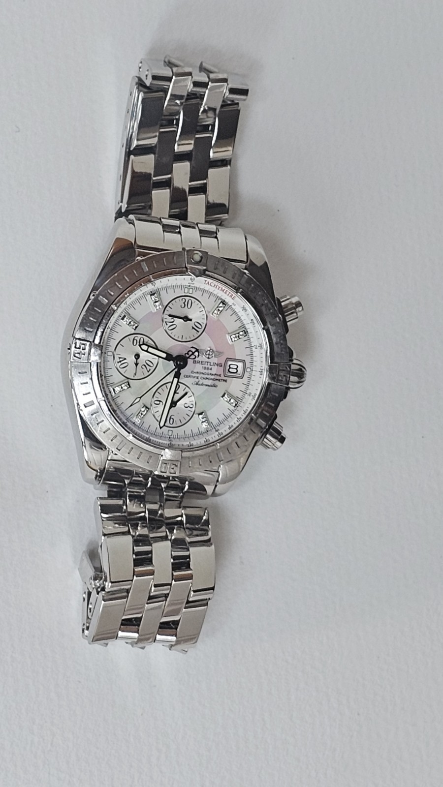 Breitling Chronomat Evolution Stainless Steel Pea… - image 11