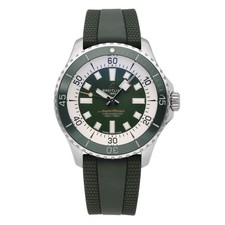 Breitling Superocean Green Dial 44mm Automatic Men's Watch A17376A31L1S1