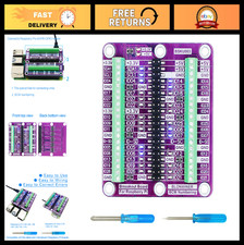 Raspberry Pi Breakout Board with GPIO Status LED  Terminal Block Shield Hat - E