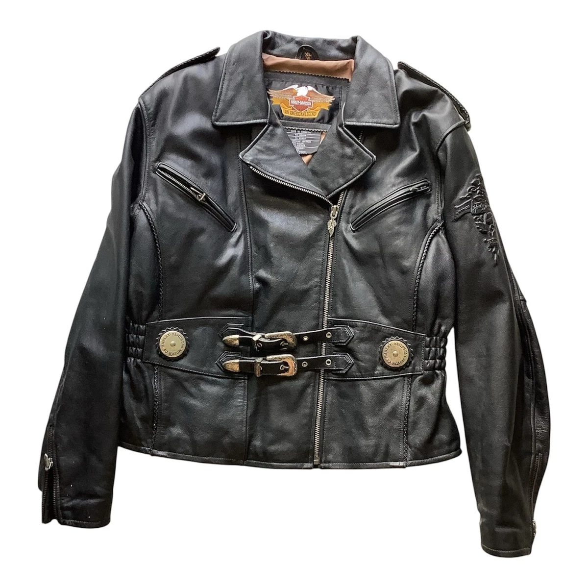 Harley-Davidson Pink Leather Outer Shell Coats, Jackets & Vests