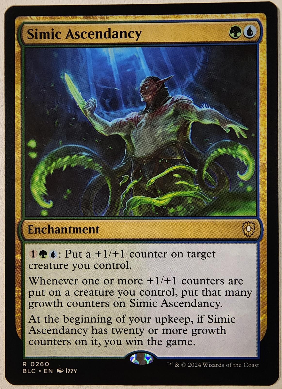 Simic Ascendancy 260 Commander: Bloomburrow Magic: The Gathering Rare Near Mint