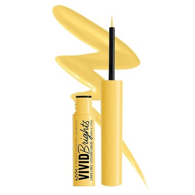NYX Vivid Brights Matte Liquid Eyeliner HAD ME AT YELLOW VBLL03 Eye Liner