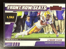 Ja'Marr Chase 2021 Panini Contenders Draft Picks #5 Front-Row Seats Red