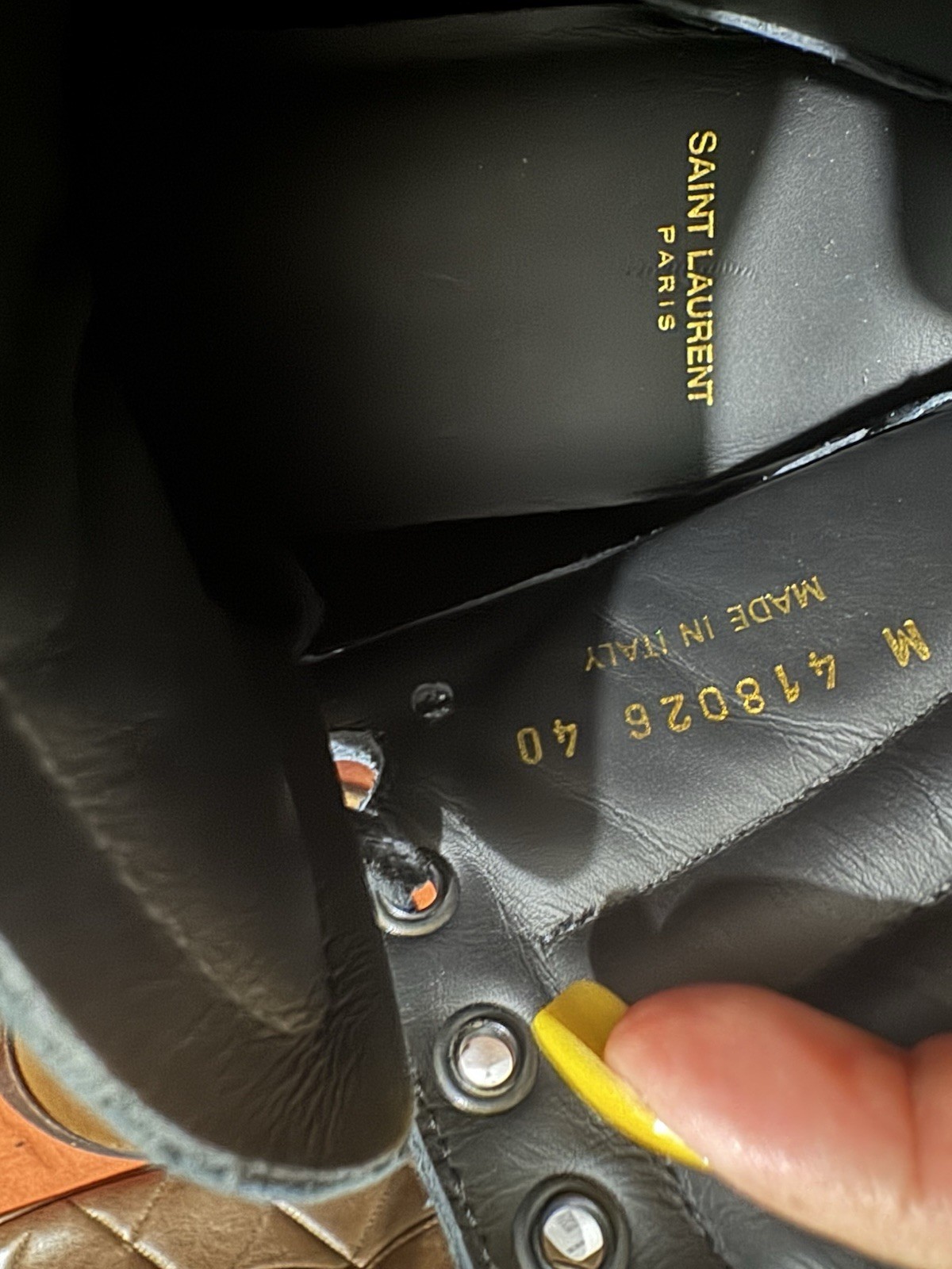 SAINT LAURENT Scarpe uomo YSL taglia 7 Eur 40