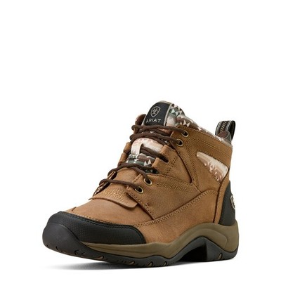 Ariat Damen Terrain Boot Dark Tan Southwest Print