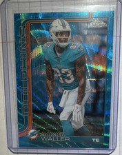2026 Topps Chrome Darren Waller Miami Dolphins AQUA REFRACTOR #/199 COLOR MATCH