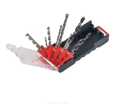 KWB Powerbox Drill Set 4, 6, 8 mm Diameter Each 3x (9 Pieces,Metal Ston And Wood