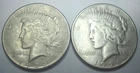 1926 P & 1926 S * 2 Silver PEACE DOLLARS ! Shown * USA ONLY Please * FREE SHIP