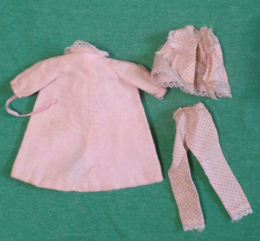 Tenue de Skipper sœur de Barbie : Dreamtime # 1909 Vintage 1964