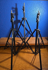 3 IMPACT Tripod Light Stands  See Description  LS-8A